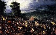 Jan Brueghel The Battle of Issus oil on canvas
